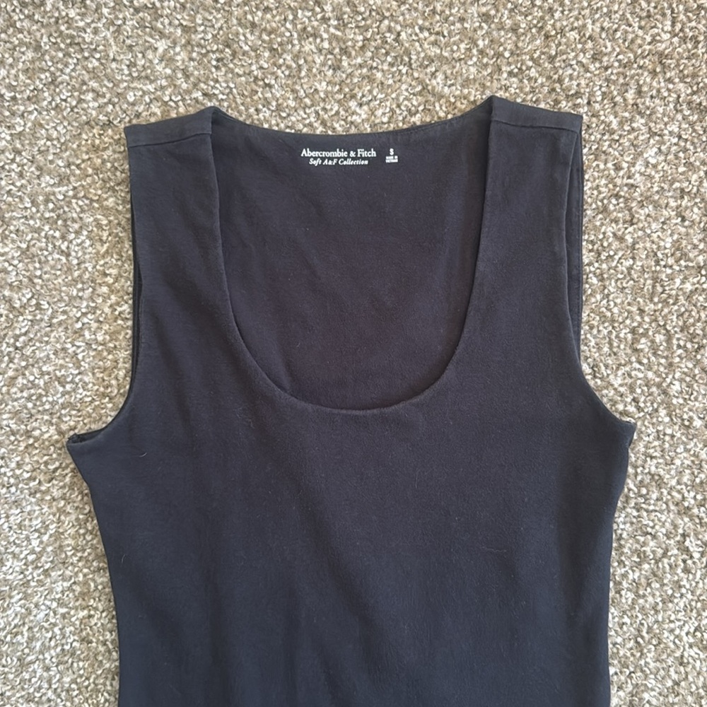 Abercrombie and Fitch Black Tank Bodysuit - Picture 3 of 6